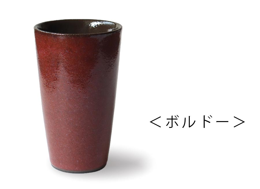 [Double layer hot/cold tall cup (in wooden box)] Tumbler in gift box, Mino ware pottery, made in Japan, stylish, Japanese pattern, Japanese tableware, stylish, couple [Awasaka] [Silent]