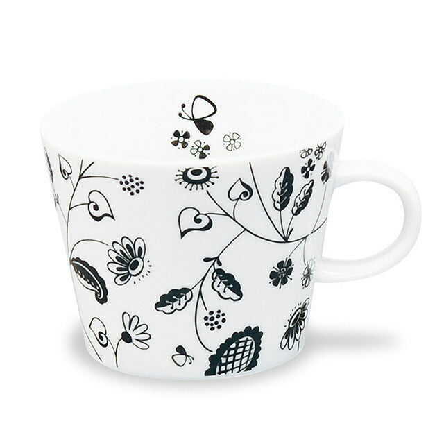 [isso ecco isso ecco big mug Hanasara] Scandinavian design mug, large size with plenty of space is popular and long-selling Scandinavian style mug, dishwasher/microwave safe, made in Japan [Masakazu] [Silent]