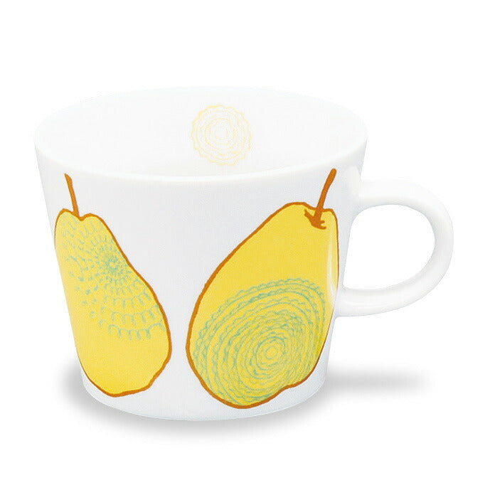 [isso ecco isso ecco big mug pair] Scandinavian design mug, large size with plenty of space is popular and long-selling Scandinavian style mug, dishwasher/microwave safe, made in Japan [Masakazu] [Silent]