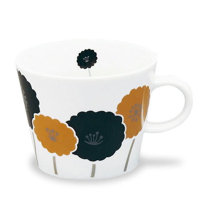 [isso ecco isso ecco big mug zinnia] Scandinavian design mug. Large size with plenty of space is popular and long-selling. Scandinavian style mug. Dishwasher/microwave safe. Made in Japan. [Masakazu] [Silent]