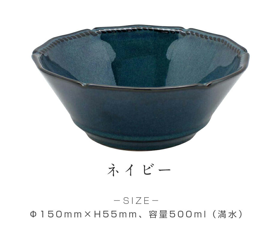 [Ficelle Salad Bowl] Φ15cm Stylish Tableware Western Tableware Cafe Pottery Home Meal Home Time Scandinavian Cute Adult Simple Made in Japan Mino Ware New Life Gift Present #fic1 [Izawa] [Silent]