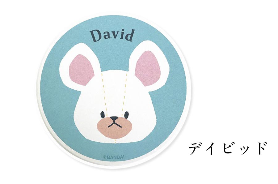 [Bear's School Ceramic Absorbent Coaster] *Cork back side Jackie Ceramic coaster Stylish tableware Western tableware Cafe Ceramic *Diatomaceous earth is not included [Kinsho Pottery] [Silent]