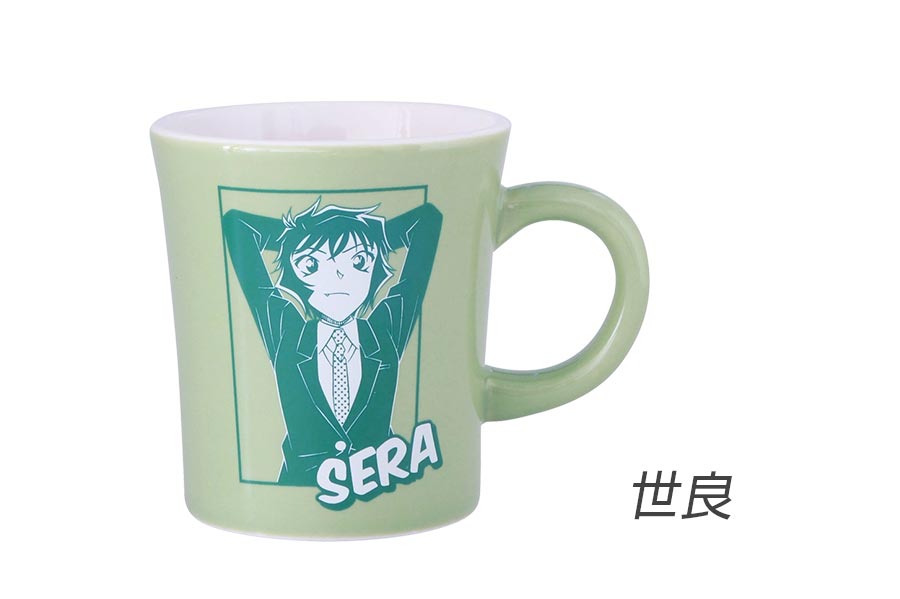 Conan Goods Tableware [Detective Conan Color Mug] Kid Amuro Adult Stylish Tableware Western Tableware Cafe Home Meal Home Time Cute Simple Made in Japan New Life Gift Present [Kinsho Pottery] [Silent]