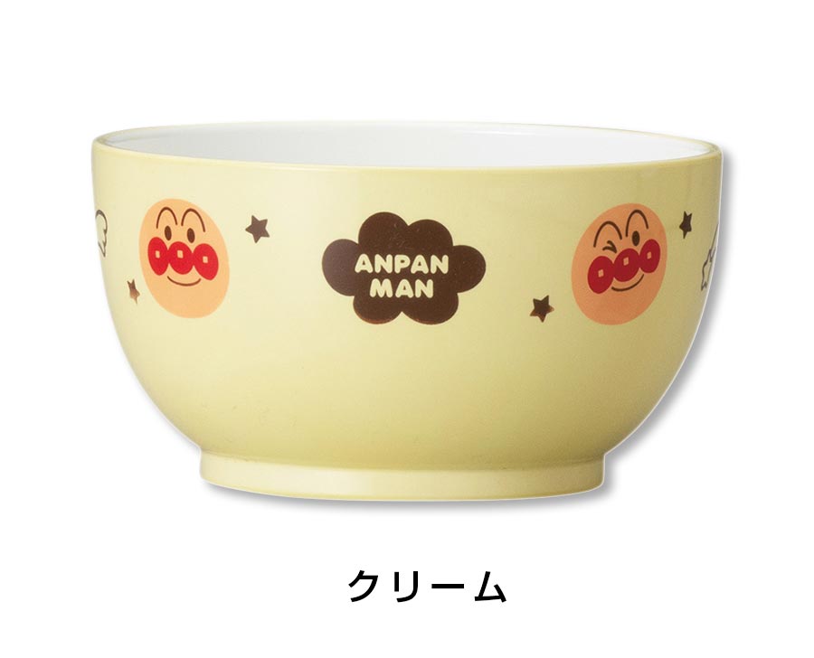 [Anpanman (Nakayoshi) Painted Small Bowl] Children's Tableware, Small Bowl, Microwave/Dishwasher Safe, Goods, Stylish and Cute Tableware, Character, Infant, Kindergarten, Nursery School, Made in Japan [Kinsho Pottery] [Silent]