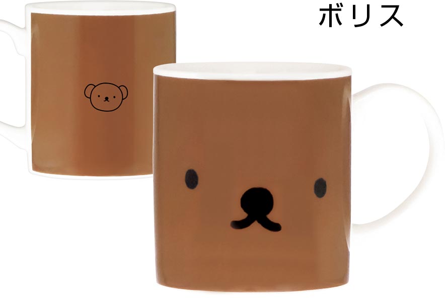 Mug [Miffy (Face Up) Mug] Tableware Stylish Adult Cute Present Microwave/Dishwasher Safe Made in Japan Girl Character [Kinsho Pottery] [Silent]