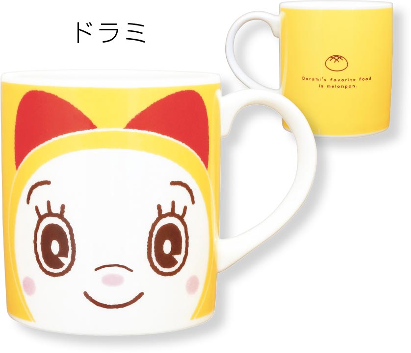Mug [Doraemon (Face Up) Mug] Tableware Stylish Adult Cute Present Made in Japan Doraemon Character [Kinsho Pottery] [Silent]