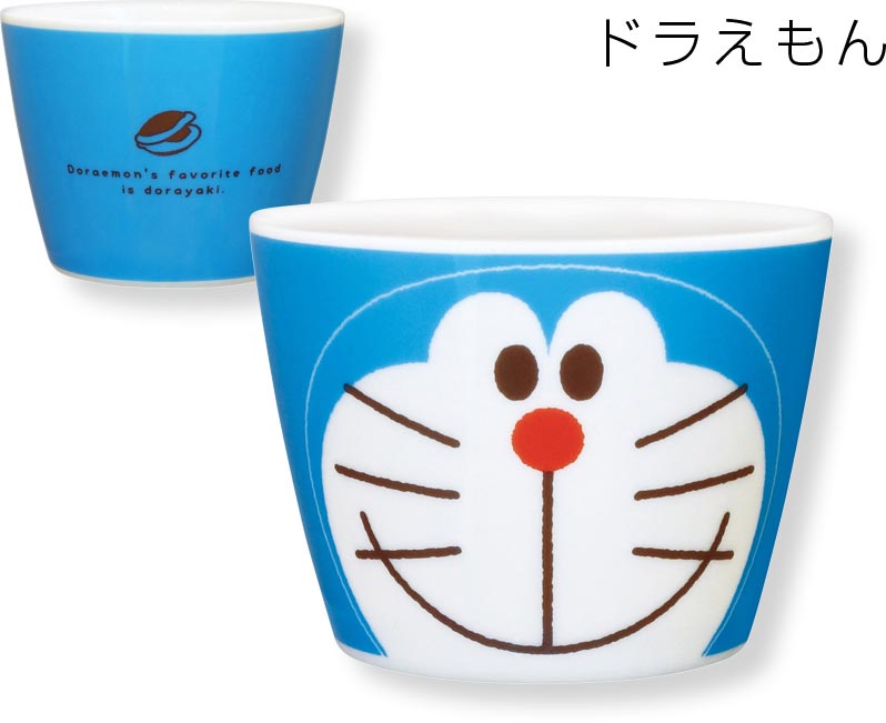 [Doraemon (Face Up) Multi Cup] Tableware Stylish Adult Cute Present Made in Japan Doraemon Character [Kinsho Pottery] [Silent]