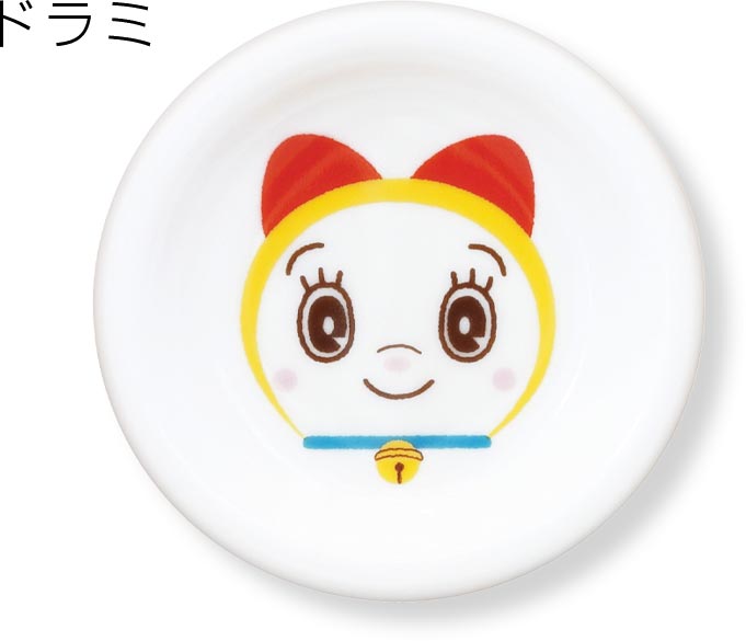 [Doraemon (Face Up) Small Plate] Tableware Stylish Adult Cute Present Made in Japan Doraemon Character [Kinsho Pottery] [Silent]