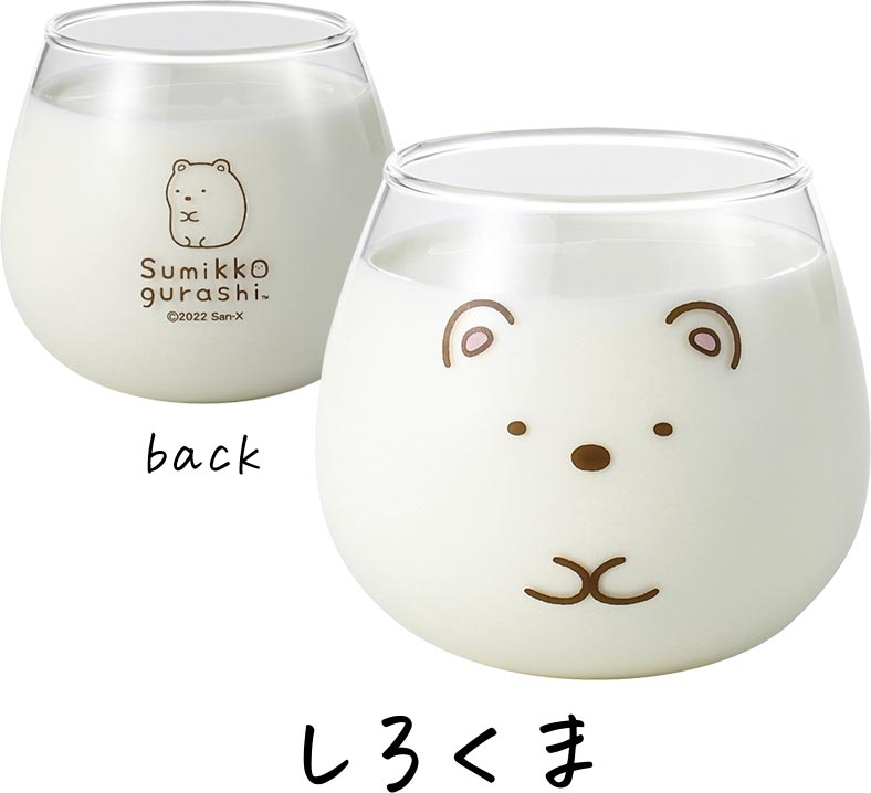 Sumikko Glass Stylish [Sumikko Gurashi Swaying Tumbler] Cute Tableware Present Made in Japan [Kinsho Pottery] [Silent]