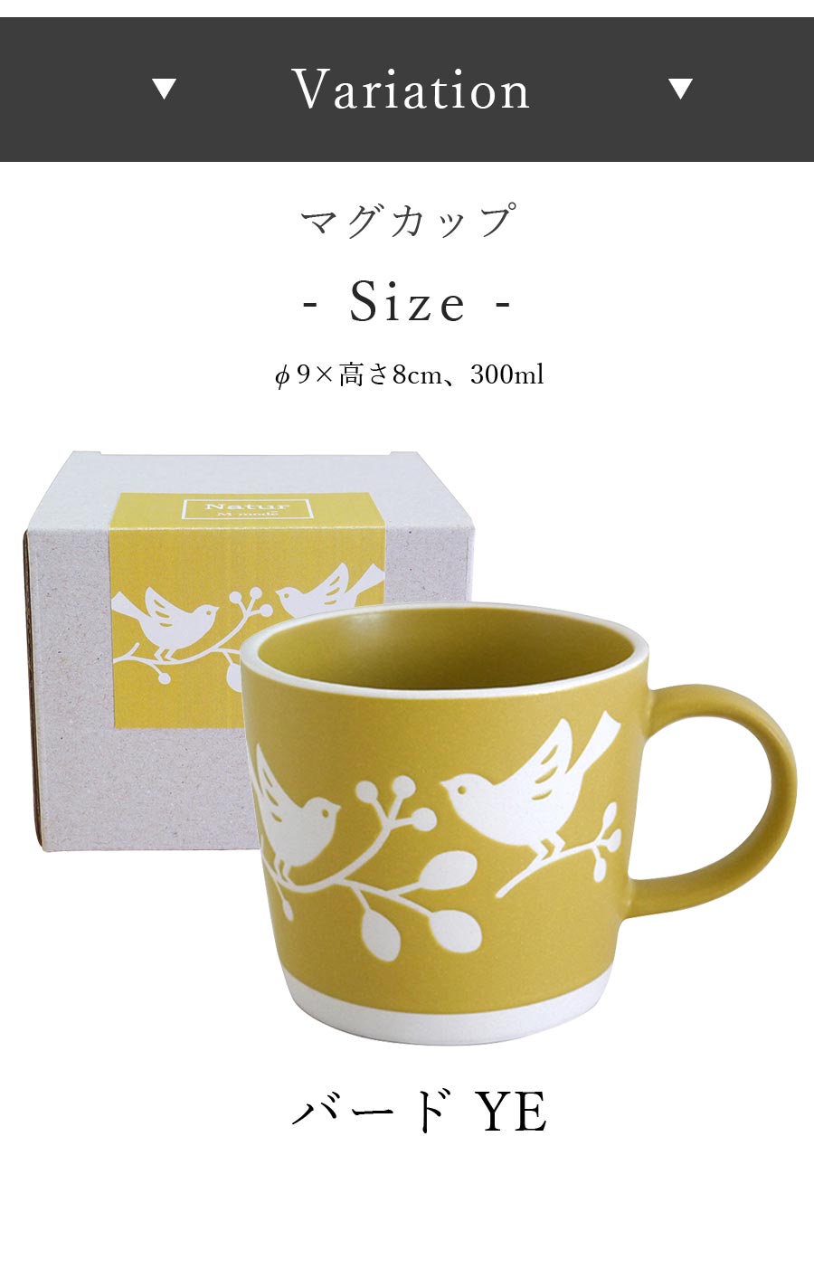 Mug Women's Gift Scandinavian Stylish Cute Natural [Natural Mug] Boxed Minoyaki Made in Japan [Marsan Kondo] [Silent]