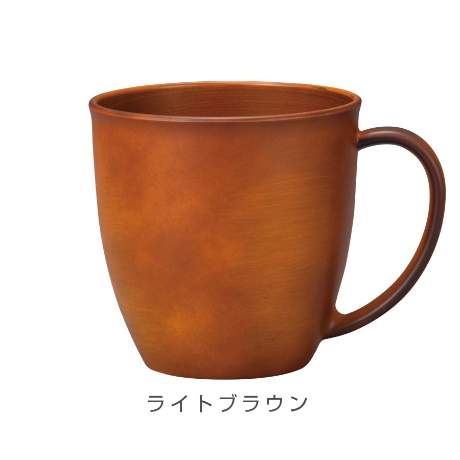 [SEE Mug] Microwave safe, dishwasher safe, synthetic lacquerware, made in Japan, Japanese tableware, Western tableware, more convenient than melamine, cafe tableware, wood color, gift for women, men, present #se4 [Miyamoto Sangyo] [Silent]