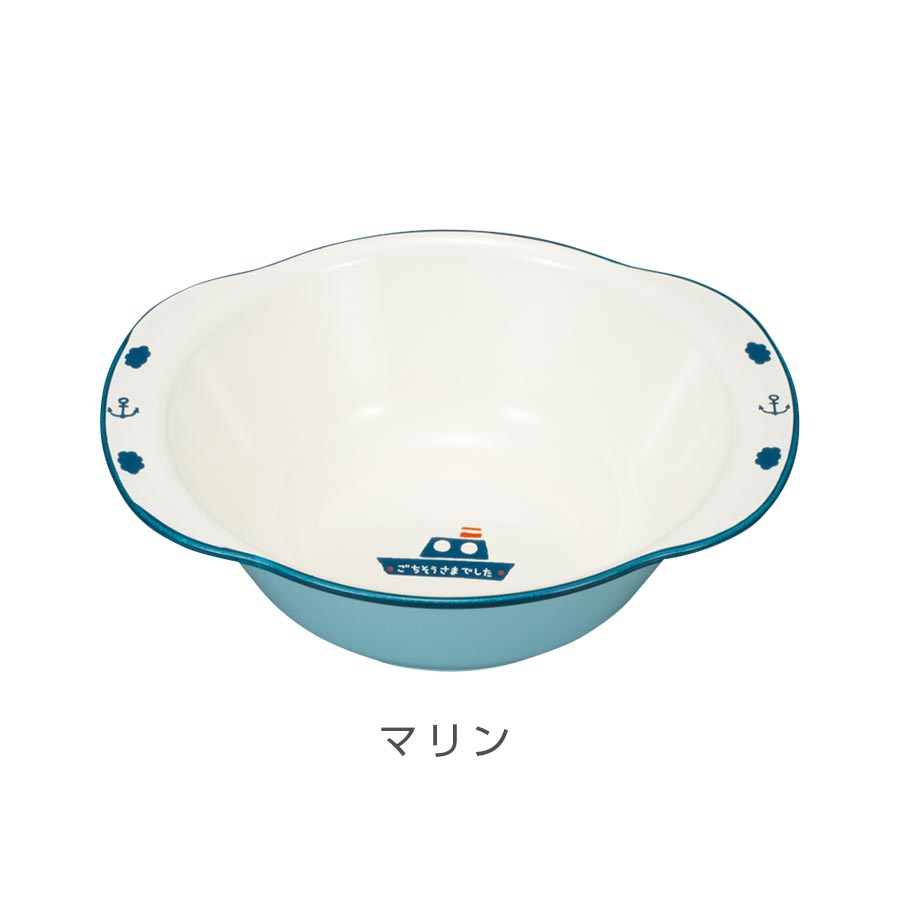 Children's Tableware [Lovely Kids Small Bowl with Handle] Microwave Safe, Dishwasher Safe, Synthetic Lacquerware, Made in Japan, More Convenient than Melamine, Nursery School, Kindergarten, Toddler Gift, Present #lk01 [Miyamoto Sangyo] [Silent]