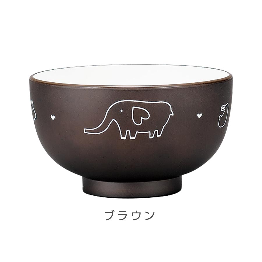 Children's tableware [Animal World Soup Bowl] Microwave safe, dishwasher safe, synthetic lacquerware, made in Japan, more convenient than melamine, nursery school, kindergarten, toddler gift present #aw01 [Miyamoto Sangyo] [Silent]