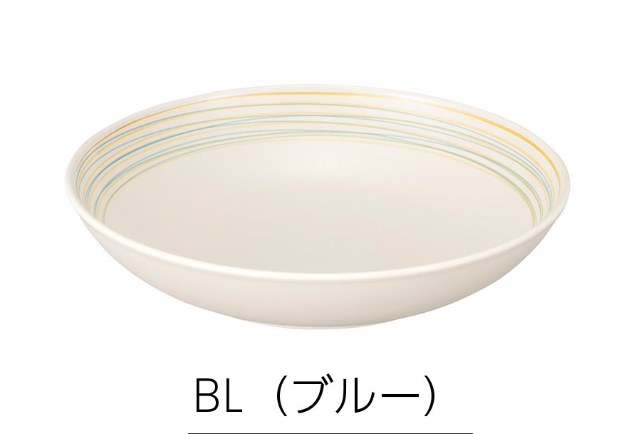 [Tsumugi Round Deep Plate (S)] Microwave safe, Dishwasher safe, Synthetic lacquerware, Made in Japan, Japanese tableware, Western tableware, more convenient than melamine, Cafe tableware, gift for women, men, present [Miyamoto Sangyo] [Silent]