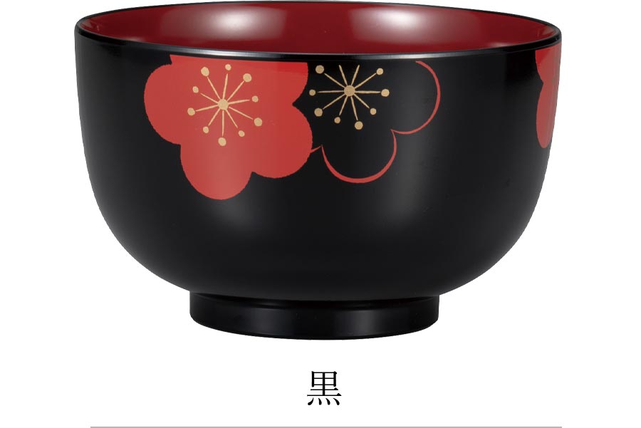 [Fukuume Donburi] New Year Synthetic Lacquerware Made in Japan Yamanaka-lacquered [Miyamoto Sangyo] [Silent]
