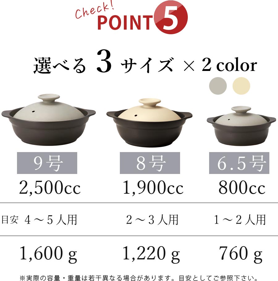 土鍋 IH対応 直火対応 超軽量【8号】1900cc 2〜3人用【送料無料