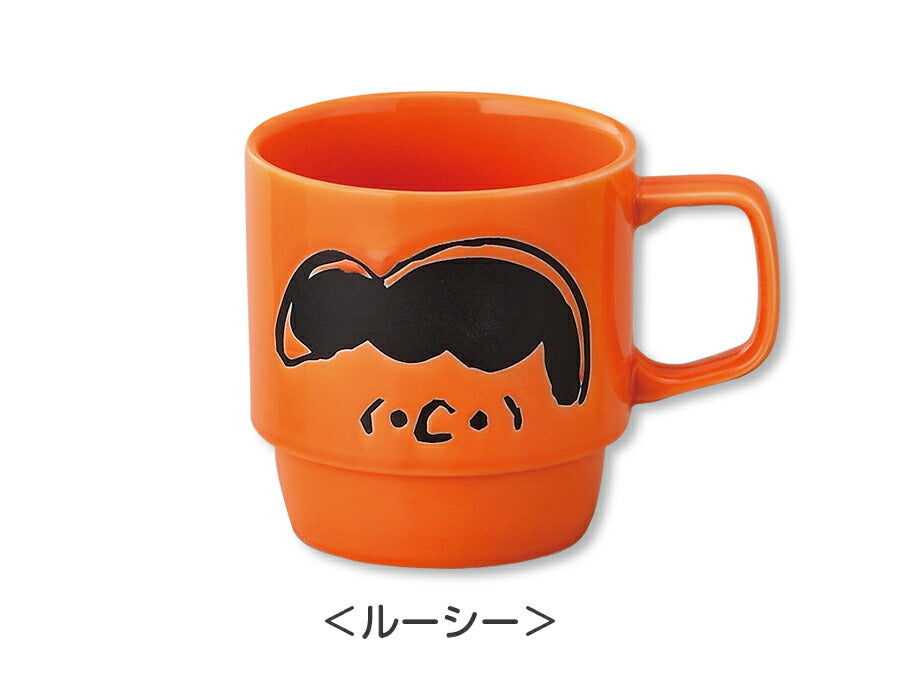 Snoopy Mug [Mug] Stacking Mug Ceramic Cute Present Gift Made in Japan [Yamaka Shoten] [Silent]