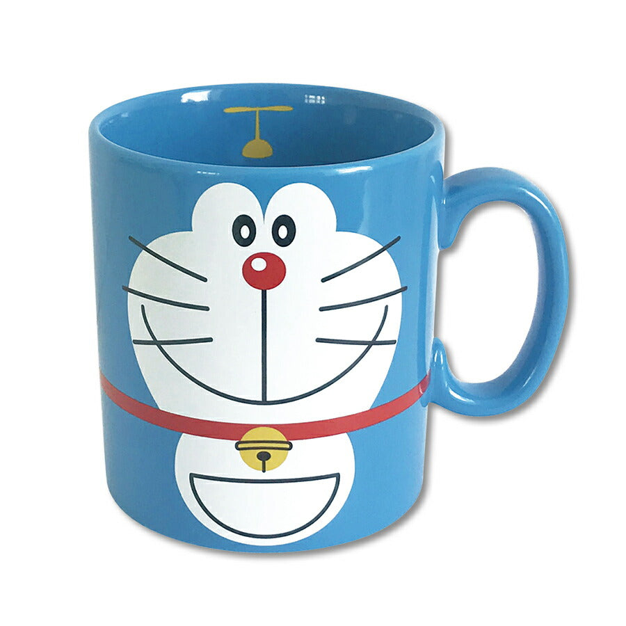 Doraemon [BIG Mug] Pottery Large Capacity Big Mug Large 500ml Mug Cute Present Gift Tableware Made in Japan Dorami [Kinsho Pottery] [Silent]