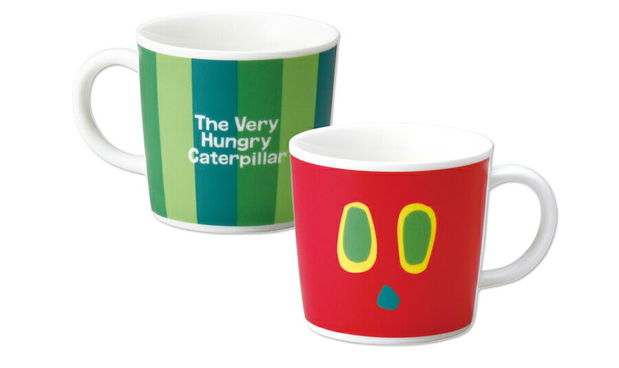 [The Very Hungry Caterpillar Mug S] Approx. 240ml Small mug that can be used by parents and children Colorful and cute tableware Microwave and dishwasher safe Recommended for gifts and presents Baby gifts Birthday gifts [Kinsho Toki] [Silent]