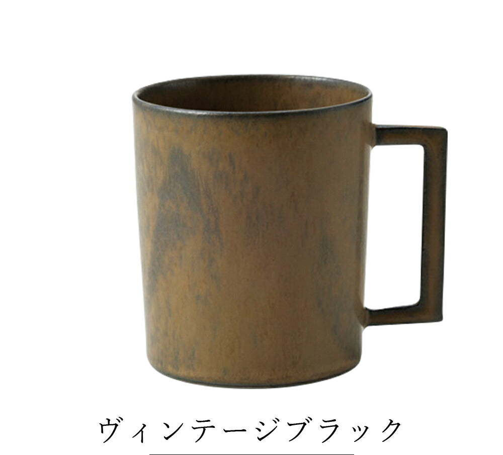 [Beignet Mug L] Ceramic Japanese Tableware Western Tableware Made in Japan Antique Cafe Tableware Adult [Maruri] [Silent-]