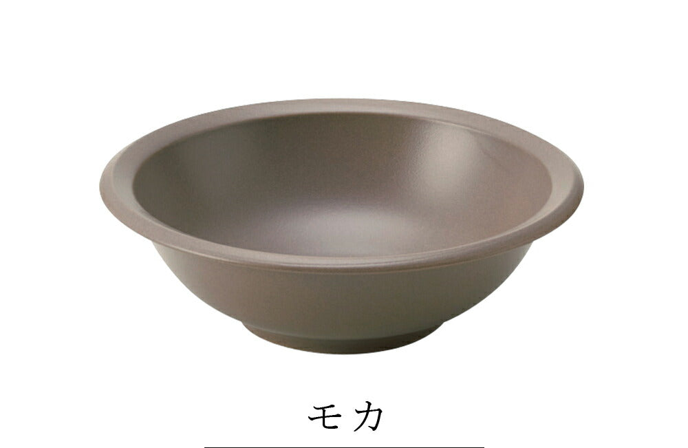 Simple Lightweight Tableware Plate Colorful [Air Stack Bowl (M)] Pottery Japanese Tableware Western Tableware Made in Japan Cafe Tableware Adult [Maruri Tamaki] [Silent]