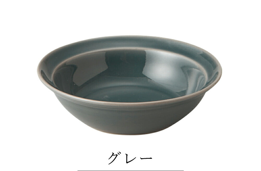 Simple plate, stylish, colorful [HINATA bowl (S)] Pottery, Japanese tableware, Western tableware, cafe tableware, adult [Maruri Tamaki] [Silent-]