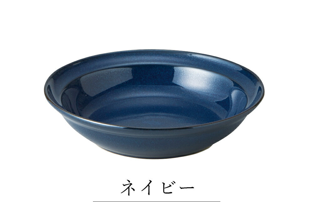 Simple Plate Stylish Colorful Curry Plate Pasta Plate [HINATA Curry &amp; Pasta] Pottery Japanese Tableware Western Tableware Cafe Tableware Adult [Maruri Tamaki] [Silent]