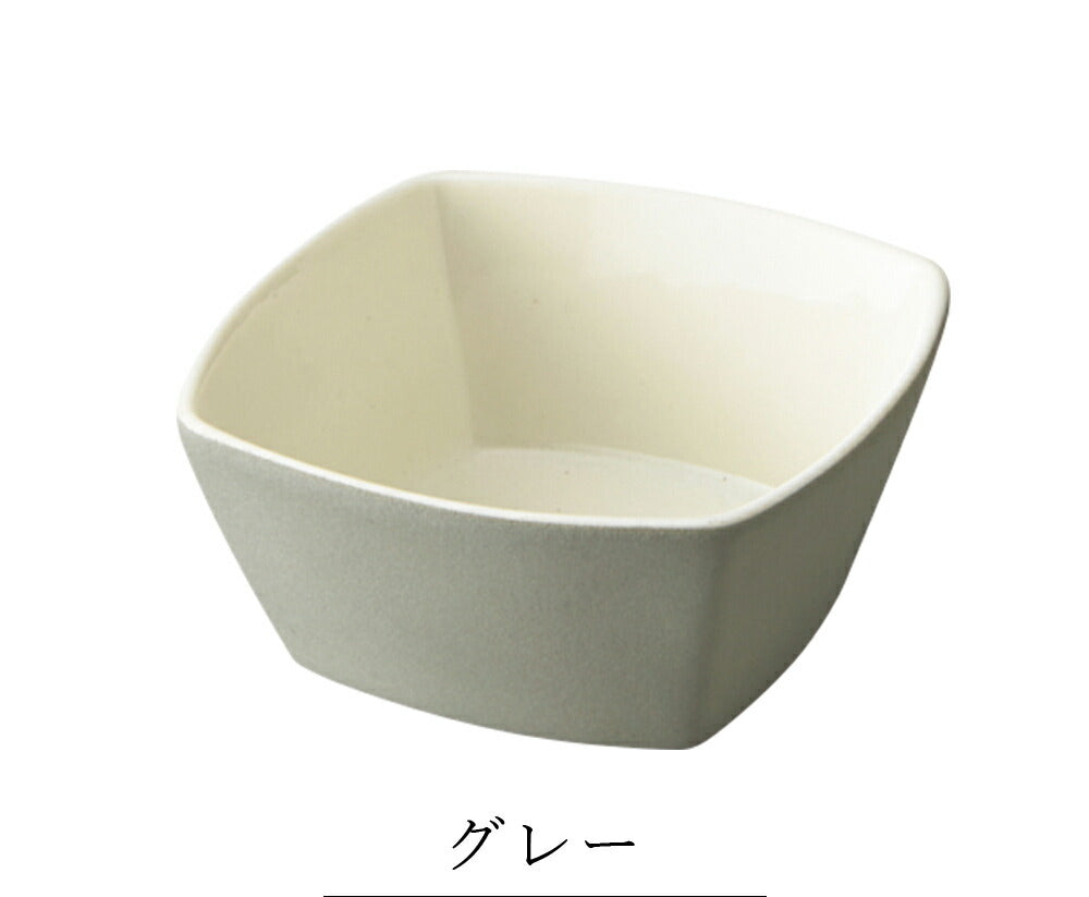 Plate Stylish Simple Plain [KAKU Bowl 9] Pottery Japanese Tableware Western Tableware Cafe Tableware Adult [Maruri Tamaki] [Silent-]
