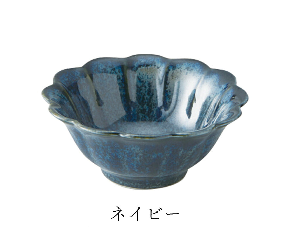 Stylish plates [Flower plate (Hana Zara) bowl 11] Ceramic Japanese tableware Western tableware Cafe tableware Adults [Maruri Tamaki] [Silent]