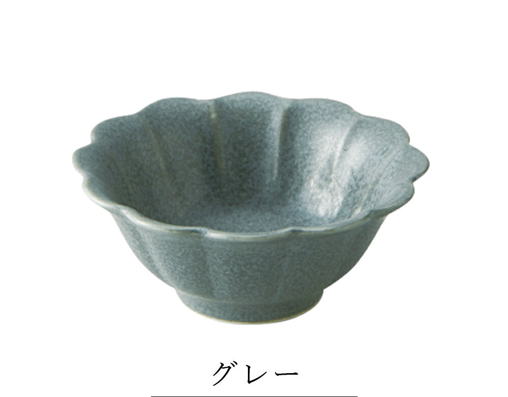 Stylish plates [Flower plate (Hana Zara) bowl 11] Ceramic Japanese tableware Western tableware Cafe tableware Adults [Maruri Tamaki] [Silent]