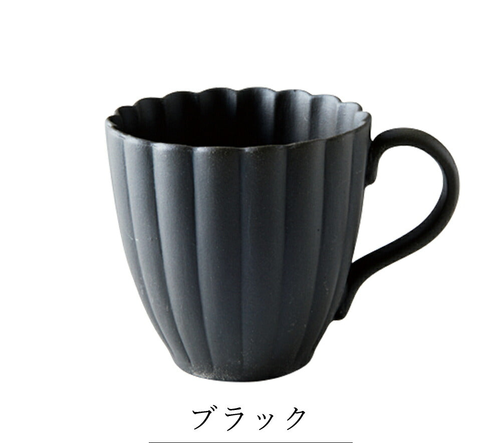 Mug, plate, stylish [Flore mug] Pottery, Japanese tableware, Western tableware, cafe tableware, adult [Maruri Tamaki] [Silent-]