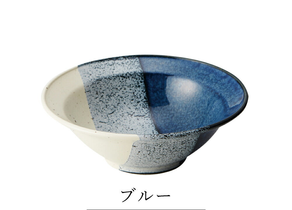 Stylish plates [One Third Bowl 20] Pottery Japanese tableware Western tableware Cafe tableware Adult [Maruri Tamaki] [Silent-]