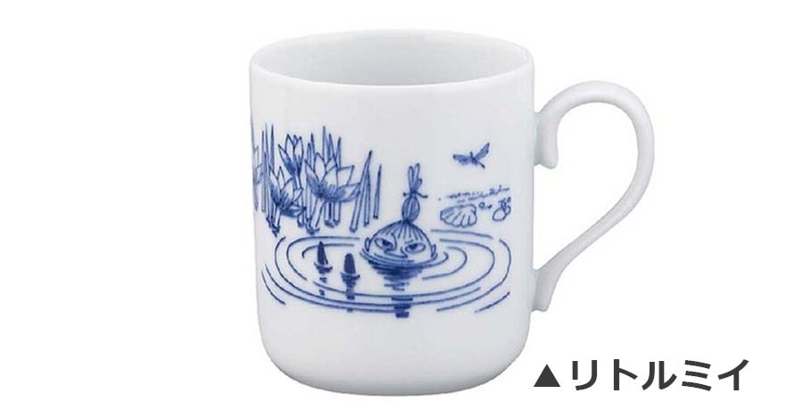 Mug [Moomin Dyed Mug] MOOMIN Stylish Scandinavian Tableware Dyed Japanese Tableware Made in Japan Minoyaki [Yamaka Shoten] [Silent]