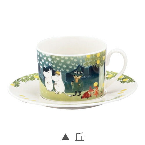 [Moomin (Luonto) Cup &amp; Saucer] Scandinavian Tableware C/S Adult MOOMIN Goods Stylish and Cute Tableware Microwave/Dishwasher Safe Character Made in Japan [Yamaka Shoten] [Silent]