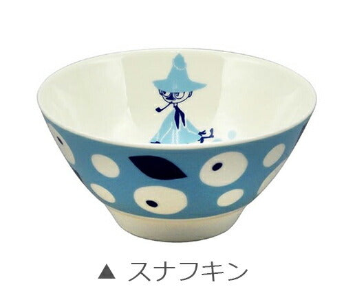 Tea bowl [Moomin (color) rice bowl] Adult MOOMIN goods Stylish and cute Scandinavian tableware Microwave and dishwasher safe Character Made in Japan [Yamaka Shoten] [Silent]