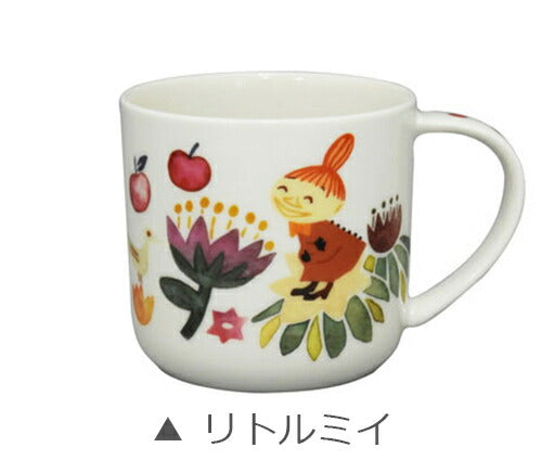 [Moomin (Herbarium) Mug] Adult MOOMIN Goods Stylish and Cute Mug Microwave/Dishwasher Safe Character Made in Japan [Yamaka Shoten] [Silent]