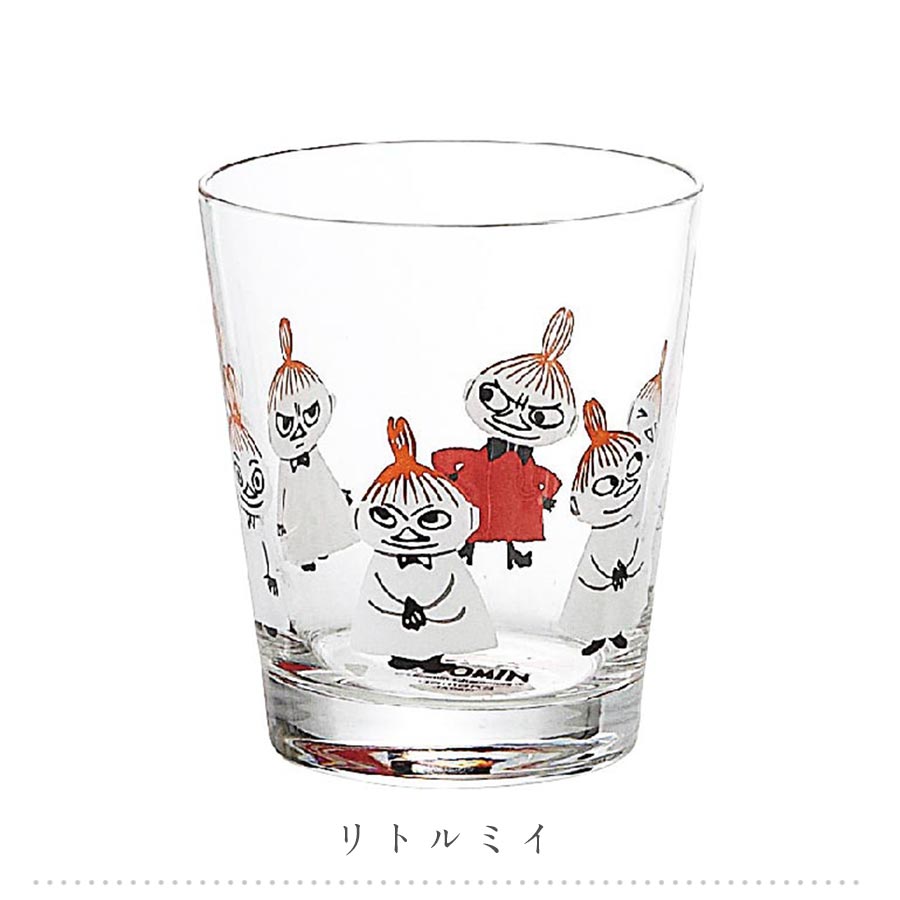 [Moomin Glass Tumbler] Glass MOOMIN Goods Scandinavian Cute Stylish Tableware Made in Japan Character Gift Present #mm3501 [Yamaka Shoten] [Silent-]